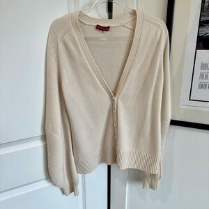 Altuzarra Cream Cashmere Cardigan